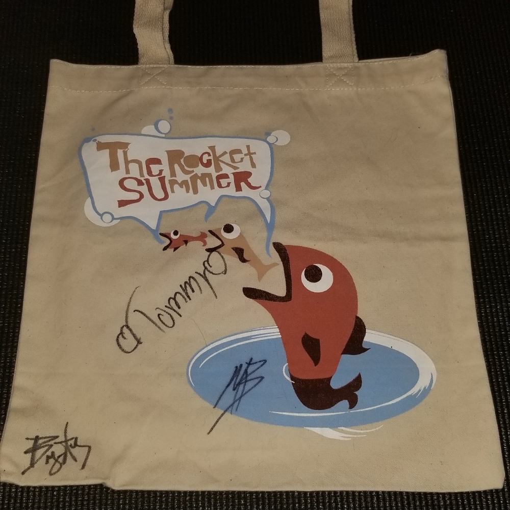 Signed The Rocket Summer tote bag!!!
